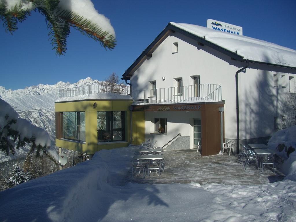 Berggasthaus Wasenalp Brig Buitenkant foto